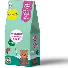 Resim MONN BİO Organik Karabuğdaylı Keçiboynuzlu Çocuk Bisküvisi 50 G 