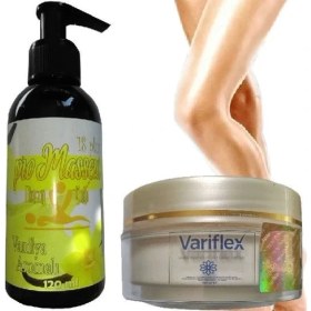 Resim Buğz Promasseur Plus Vanilya Aromalı Masaj Yağı-Variflex Krem ile 
