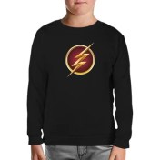Resim Lordd T-Shirt Flash Siyah Çocuk Sweatshirt 