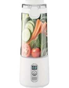 Resim Topnotch Usb Şarjlı Taşınabilir Smoothie Blender Beyaz 18000 Rpm Motor Ve Timer 