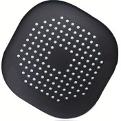 Resim Gateesat Siyah, 1 Adet Kare Duş Tahliye Kapağı, Emme Başlıklı, Kolay Kurulum, Banyo Ve Mutfak İçin 