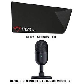 Resim Razer Seiren Mini Kompakt Mikrofon + Trust GXT758 XXL Mousepad Bundle 