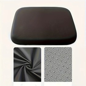 Resim Dashanshop Siyah Sırt Çantası Ergonomik Ofis Ve Araç Koltuğu Minderi Yavaş Geri Tepme Yıkabilir Kılıf 