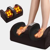Resim Isıtma, Yoğurma ve Shiatsu Fonksiyonlarına Sahip Elektrikli Ayak Masaj Cihazı - Rahatlama, Kas Dolaşımını Geliştirme İçin Derin Yoğurma, 220-240V AC Güç Kaynaklı, Noel, Babalar Günü, Anneler Günü İçin İdeal Hediye, Ev Kullanımı İçin Mükemmel, Taşınabilir Ayak Masaj Cihazı 