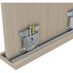 Resim ARON (4 ADET) Mepa Pkm70 Rulmanlı 70kg. Ağır Tip Sürgülü Ray Dolap Gardırop Kapak Makarası 