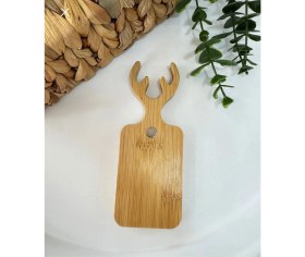 Resim Figürlü Bambu Mıknatıslı Şişe Açacağı 