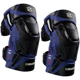 Resim Suntek K01-3 2x Motokros Motosiklet Dizlik Koyu Mavi 