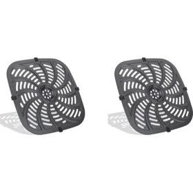 Resim Cecilee3 2x Hava Fritöz Yedek Izgara Tavası, Hava Fritöz Aksesuarları Chefman RJ38-SQSS-8T-D, 8qt Yapışmaz Çıkarılabilir Izgara Tavası (Yurt Dışından) 