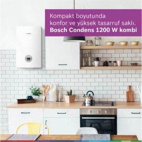 Resim Bosch 20 kW Kapasiteli Yoğuşmalı Kombi Hermetik Baca Tipi ile Yüksek Verimlilik Sağlar 