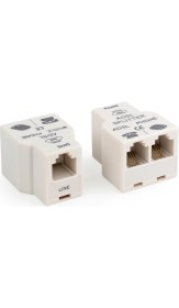 Resim Hq Speed ADSL Splitter Modem Telefon Ayırıcı Filtre RJ11 Uyumlu Kesintisiz İnternet ve Net Ses 