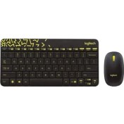 Resim Logitech MK240 Kablosuz Klavye Mouse Seti 