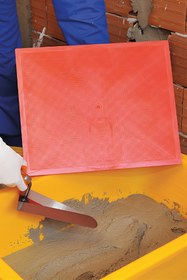 Resim mikudesign Dekor 076 Sıvacı Küreği | 36x44 cm, Hafif ve Dayanıklı Plastik Gövde, Ergonomik Sap 