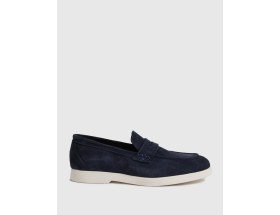 Resim Pierre Cardin Erkek Lacivert Bant Detaylı Süet Loafer Ayakkabı 50327088-VR033 