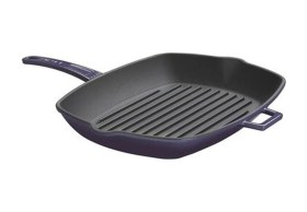 Resim Lava Döküm Izgara Tava 26x32 Cm. Metal Saplı-103250 Karışık 