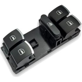 Resim Sol Ön Cam Düğmesi Dörtlü Krom Vw Amarok 2010-2022 5k4959857a 