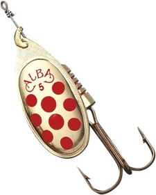 Resim Albastar 202 Döner Olta Kaşığı Sarı-Kırmızı No:3 