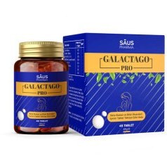 Resim Salus İlaç Galactago Pro Beta Glukan Takviye Edici Gıda 45 Tablet 