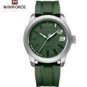 Resim Hanyang Swgn 2022 Üst Marka Lüks Silikon Kayış Navıforce Erkek Saatler Su Geçirmez Spor Kuvars Askeri Izle Erkekler Saat Relogio Masculino (Yurt Dışından) 