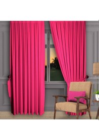 Resim Fuşya Ada Fon Perde Pilesiz Extraforlu Düz Dikim Büzgü Pile-fuşya Fuşya 