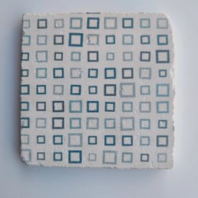 Resim Şeker Portakalım Dekoratif Figürlü Doğal Taş Banyo Gider Kapağı Süsü Tekli 10X10 cm 