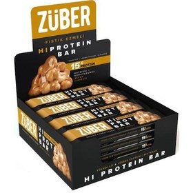 Resim Züber Fıstık Ezmeli Yüksek Protein Bar 45 G - 12 Adet X 45Gr 