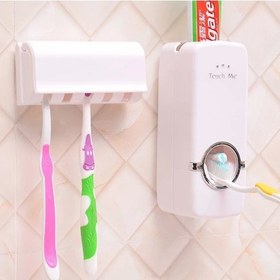 Resim Evefix Diş Macunu Sıkacağı ve 5li Fırça Tutucu 
