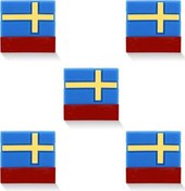 Resim 5 Adet Araba Çıkartmaları 3d İsveç Bayrağı Dekorasyon Amblemi Araba Kapı Gövde Ön Izgara Xc40 Xc60 Xc90 V90 S90 S60 Ücretsiz Etiket Vücut 