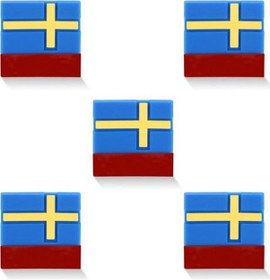 Resim 5 Adet Araba Çıkartmaları 3d İsveç Bayrağı Dekorasyon Amblemi Araba Kapı Gövde Ön Izgara Xc40 Xc60 Xc90 V90 S90 S60 Ücretsiz Etiket Vücut 