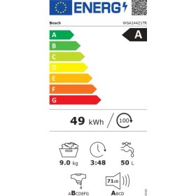 Resim Bosch WGA244Z1TR Serie 4 A Enerji Sınıfı 9 kg 1400 Devir Çamaşır Makinesi 