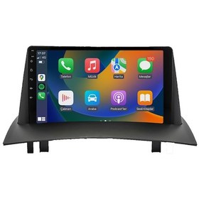 Resim RENAULT MEGANE 2 ANDROİD MULTİMEDYA CARPLAY 9 İNC HD IPS EKRAN 4GB/64GB KAMERA HEDİYELİ 