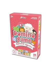 Resim Eğitici Domino Algı Beceri Yapboz Oyun Seti Okul Öncesi Türkçe 