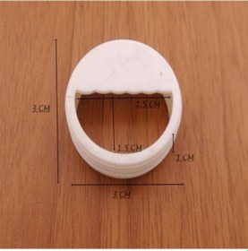 Resim Plastik Beyaz Çerçeve Aparatı Gömme 3 Cm 