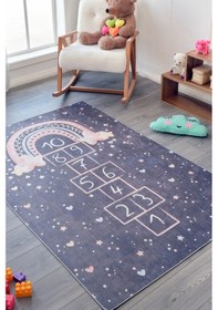 Resim Sare By Seksek Gri Bebek Çocuk Genç Odası Halısı Bebek Çocuk Genç Odası Halısı 