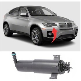 Resim Bmw 6 Serisi E71 Far Yıkama Robotu Sağ 2008-2014 61677223060 