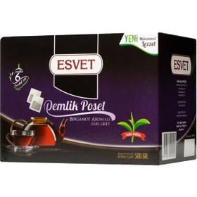 Resim Esvet Bergamot Aromalı Demlik Poşet Çay 50 x 10 G 