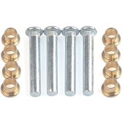 Resim Aubyhe Navara D22 97-05 Kapı Menteşesi Tamir Seti, Yüksek Dayanıklı Demir, 4 Menteşe + 8 Bushing 