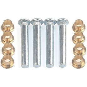 Resim Aubyhe Navara D22 97-05 Kapı Menteşesi Tamir Seti, Yüksek Dayanıklı Demir, 4 Menteşe + 8 Bushing 