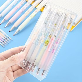 Resim 1 adet Sevimli Noktalı Yapışkan Kalem - Yüksek Kapasiteli, Güçlü Yapışkanlık, Hızlı Kuruma, Çift Taraflı - Günlük Defter ve Günlük Ofis Kullanımı için İdeal 