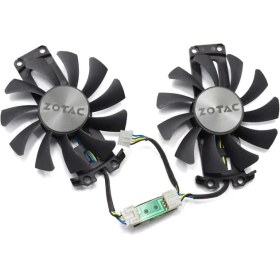 Resim Everflow Zotac GTX950 GTX960 4g Pcı-Edc Grafik Kartı Fanı 