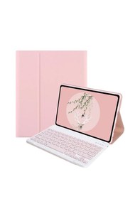Resim Lenovo Tab M10 Tb328fu Bt Klavyeli Standlı Kılıf -bkk4 Pembe 
