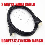 Resim Hdmi 3Metre Tv Uydu Arasi Kablo Kaliteli 