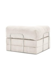 Resim Legom Koltuk Berjer Uzanma Koltuğu Tek Kişilik Kanepe Yatak Krem 