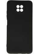 Resim HappyCase Xiaomi Redmi Note 9 5g Kılıf Nano Içi Kadife Silikon - Siyah 