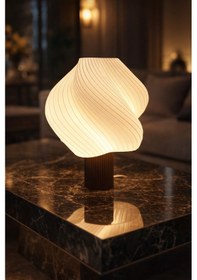 Resim Twisto Model - Led Abajur - Masa Lambası - Usb 5v İle Çalışır - Slim Led Aydınlatması Dahildir - Dekoratif Lamba - Renk Seçenekli Çok Renkli 