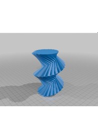 Resim Opencart Yönlü Spiral Vazo Sadece Plastik Aparattır 