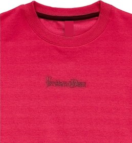 Resim İrem Kız Çocuk Önü Yazı Arkası Resim Baskılı Bisiklet Yaka Sweatshirt Fuşya 