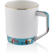 Resim Lamedore 1LIN-MU013 Floral Blue Kupa 