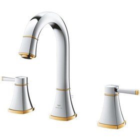 Resim Grohe Gramdera 3 Delikli Lavabo Bataryası L-Boyut - 20619IG0 Altın - Krom 