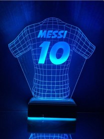 Resim Futbol Sevenlere Hediye Tasarım 3D Led Forma Gece Lambası 