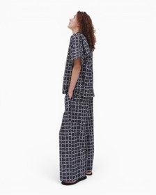 Resim Grey Garden Düz Kesim Geniş Kadın Pantolon - Grey Garden / M 